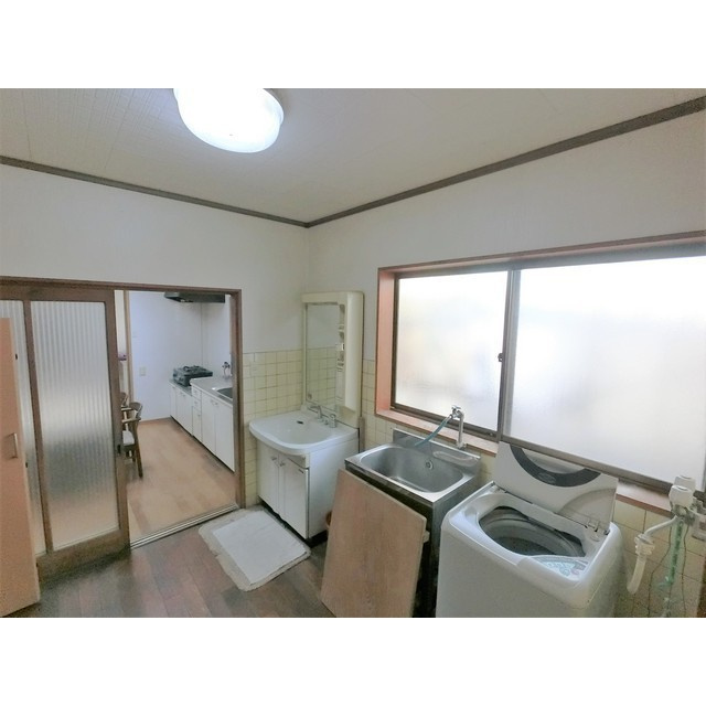 池田町MK貸家の洗面所