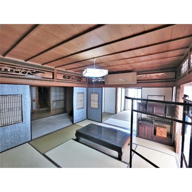 池田町MK貸家の居間・リビング|1Ｆ　和室