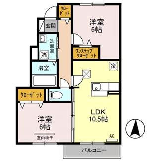 【間取り】 | アーバンクレスト　Ａ