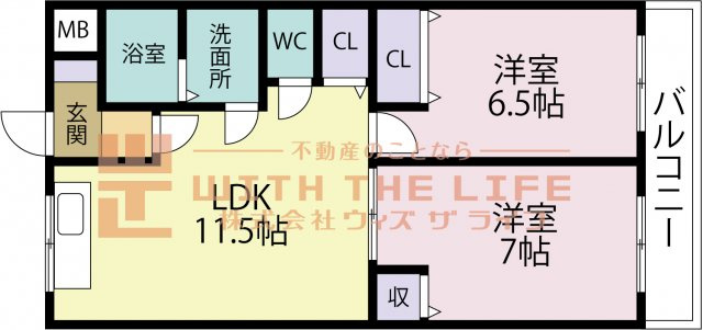 コーポコーワ【キャッシュバック対象物件】の間取り