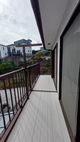 【バルコニー】 | 湯河原町吉浜アパート2階