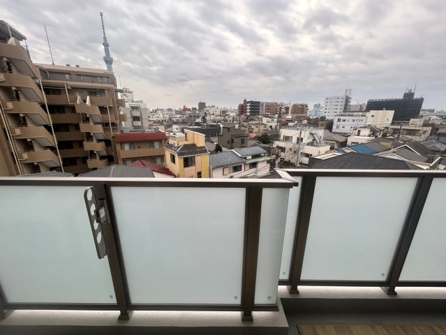 ドゥーエ曳舟のバルコニー