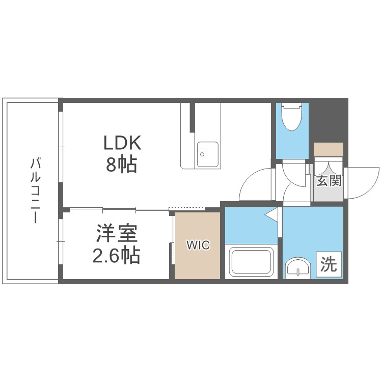セレニテ新大阪ミラク壱番館の間取り