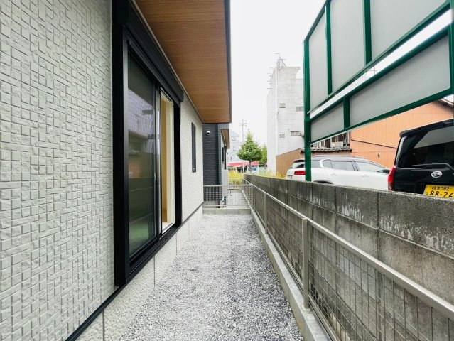 戸建　岐阜市竜田町　全2区画分譲のバルコニー|バルコニーは南向きで洗濯物もよく乾きます！
