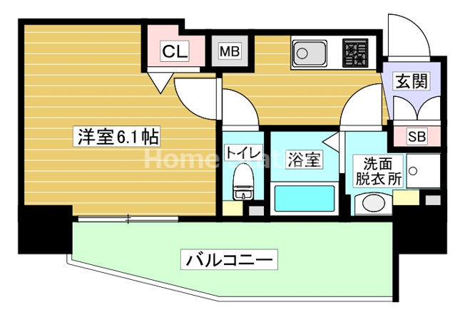 【間取り】 | アドバンス大阪フルーヴ