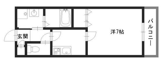 ネオクオーツ神屋 壱番館の間取り