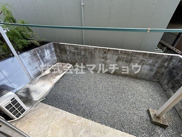 百恵マンションの庭|お庭の付いた物件です