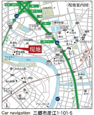 【地図】 | 三郷市彦江1丁目