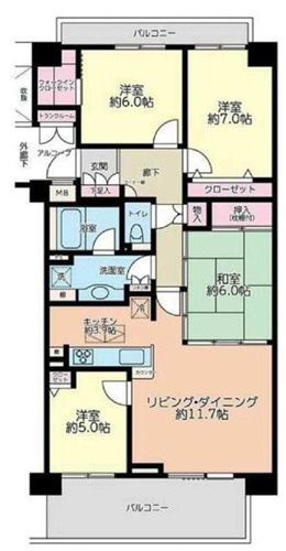 JR横浜線「中山」森の台ウィステリアランド センターコートの画像