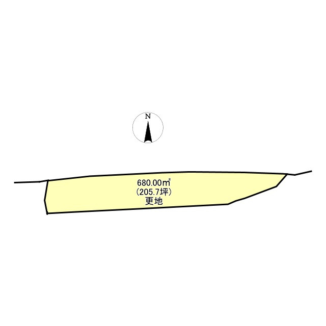 西条市飯岡1326番1の土地図