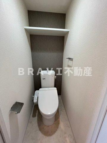 エスリード大阪城クローグ　BRAVI不動産のトイレ|【エスリード大阪城クローグ】シンプルで使いやすいトイレです