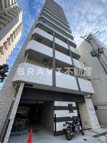 エスリード大阪城クローグ　BRAVI不動産の外観|【エスリード大阪城クローグ】落ち着いた雰囲気の外観です