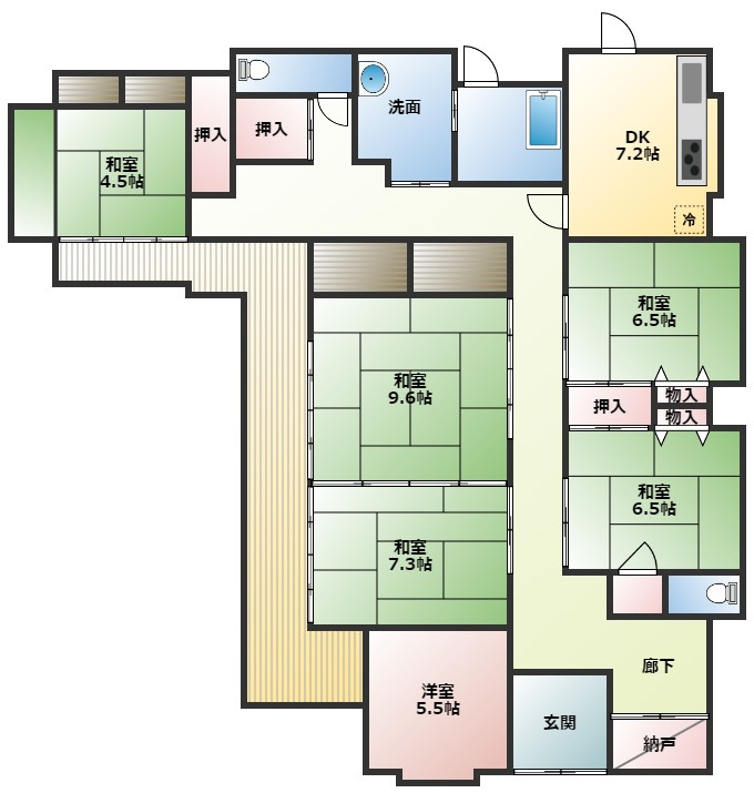 東城内の間取り