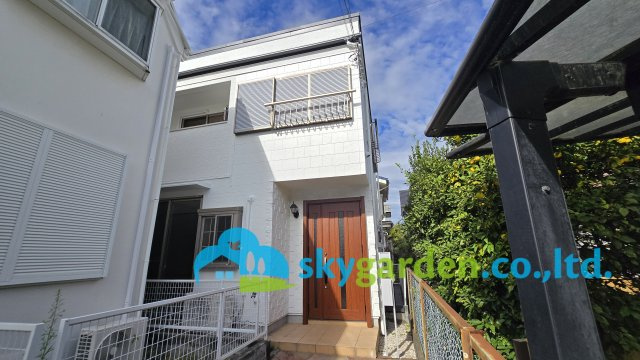 茅ヶ崎市美住町　中古戸建の外観|外観は落ち着いています