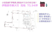伊勢原市東大竹　売地　75.94坪の画像
