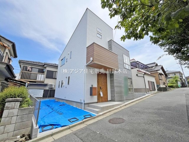 月々９万円台～　新築戸建　富士見市渡戸の前面道路含む現地写真|南西側 4.0ｍ私道