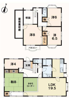 【間取り】 | 大津市仰木の里5丁目10-17　中古戸建