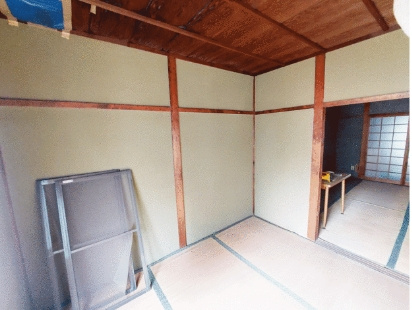 中京区橘町店舗の内装