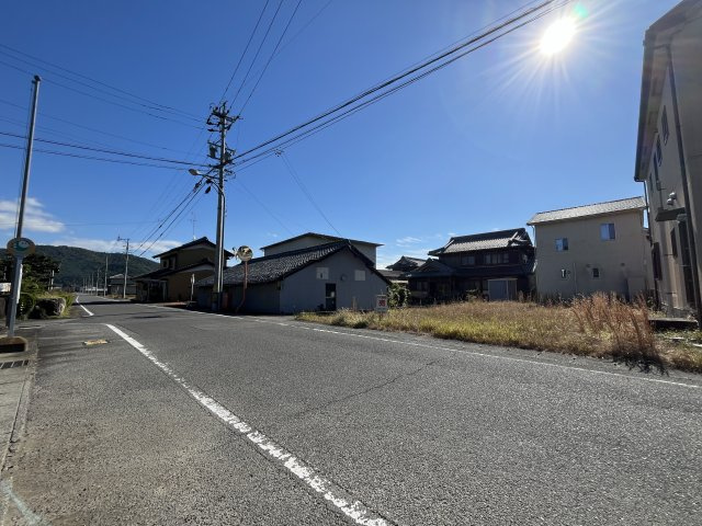 土地　文殊の前面道路含む現地写真