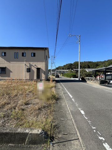 土地　文殊の前面道路含む現地写真