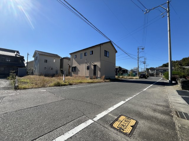 土地　文殊の前面道路含む現地写真