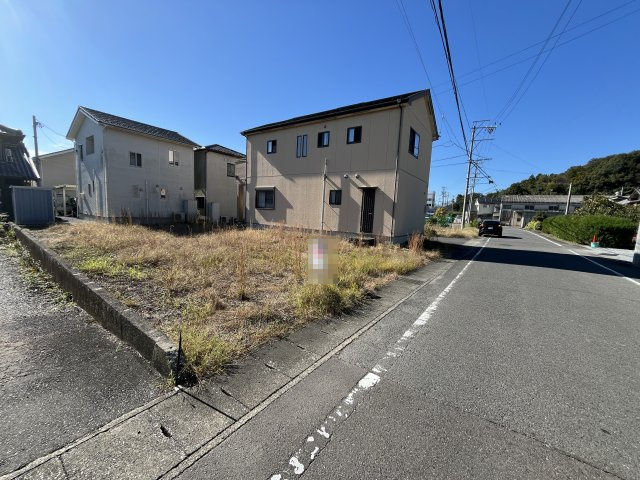土地　文殊の前面道路含む現地写真