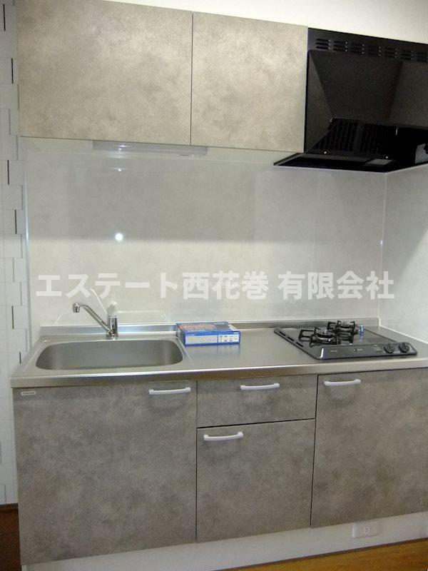 チュテレールＡのキッチン|2口コンロ付き