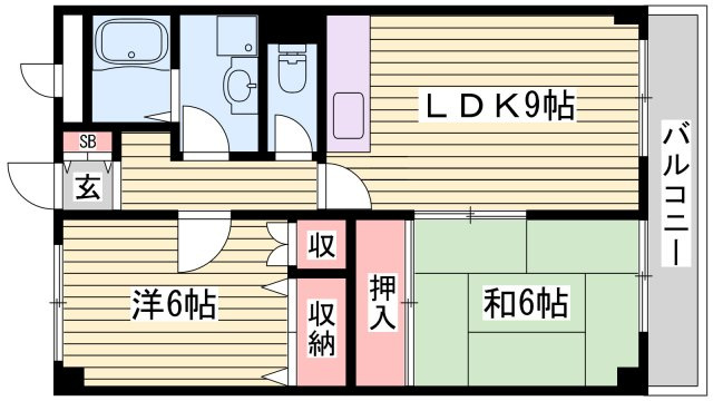 ジョイタウン北条の間取り