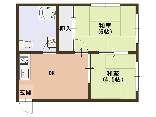 【間取り】 | 葛城ハイツ