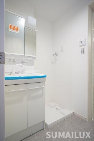 菊池郡菊陽町大字津久礼のアパートの独立洗面台
