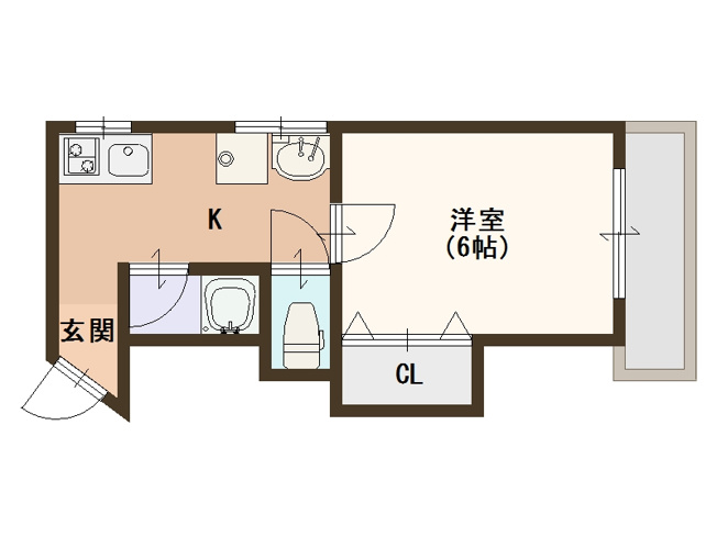 【間取り】 | 豊グランドハイツ