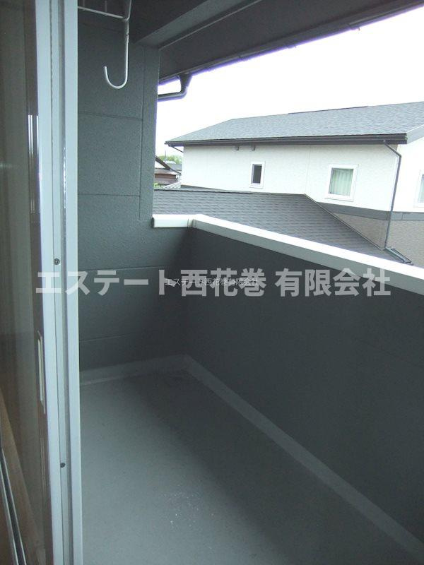 ハイツクラビーのバルコニー