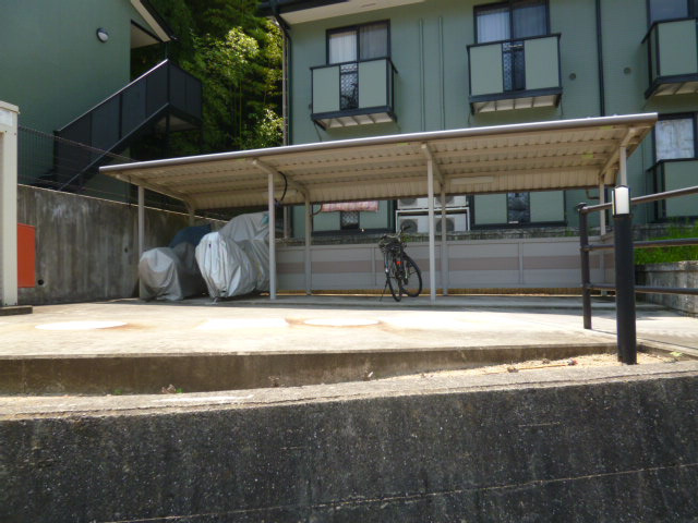 天神ヒルズＡのその他共用部分|自転車置き場