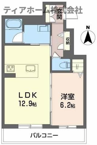 シャーメゾン片塩の間取り
