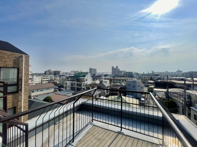 ルネ本山南の展望|南西側ルーフバルコニーからの眺望