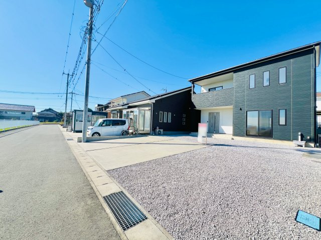 高崎市箕郷町矢原の前面道路含む現地写真|閑静な住宅街で、車の通りも少なく駐車も楽々♪