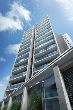 【外観】 | ディームス渋谷本町 | 鉄筋コンクリート造のがっちりとした建物。