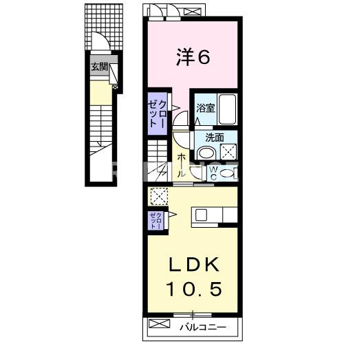クーザの間取り|間取図