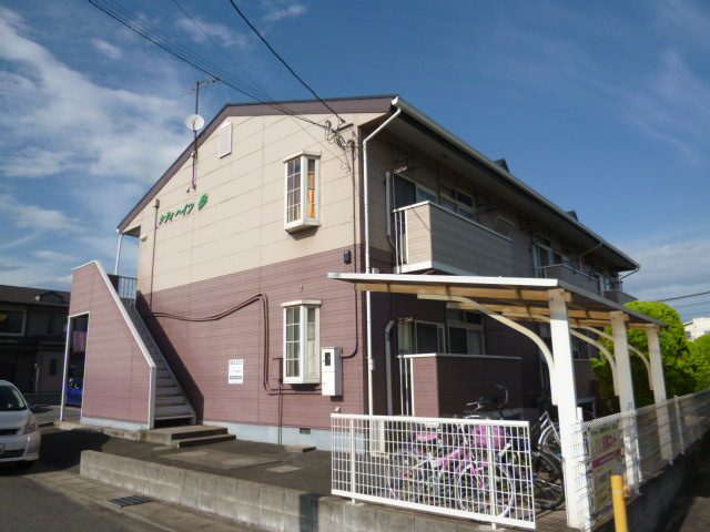 倉敷市中畝３丁目のアパートの外観