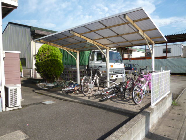 倉敷市中畝３丁目のアパートのその他共用部分|駐輪場