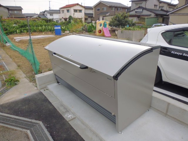 倉敷市福田町古新田のアパートのその他共用部分|敷地内専用ゴミステーション