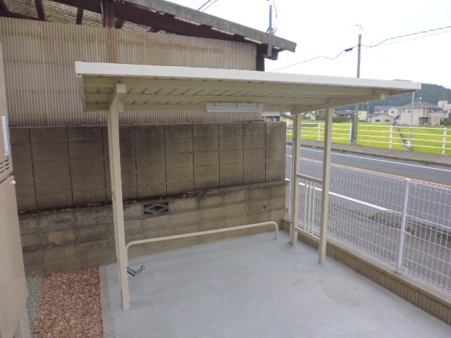 倉敷市福田町古新田のアパートのその他共用部分|駐輪場