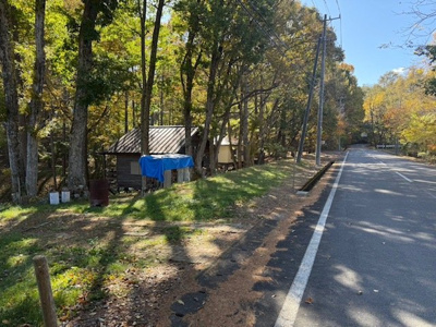 【前面道路含む現地写真】 | 佐久高原美笹別荘地Ｂ－３