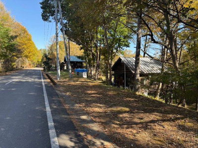【前面道路含む現地写真】 | 佐久高原美笹別荘地Ｂ－３