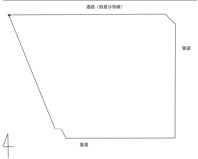 岩倉西河原町　土地【建築条件無し・上物あり】の画像