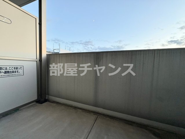 パルティール今池のバルコニー