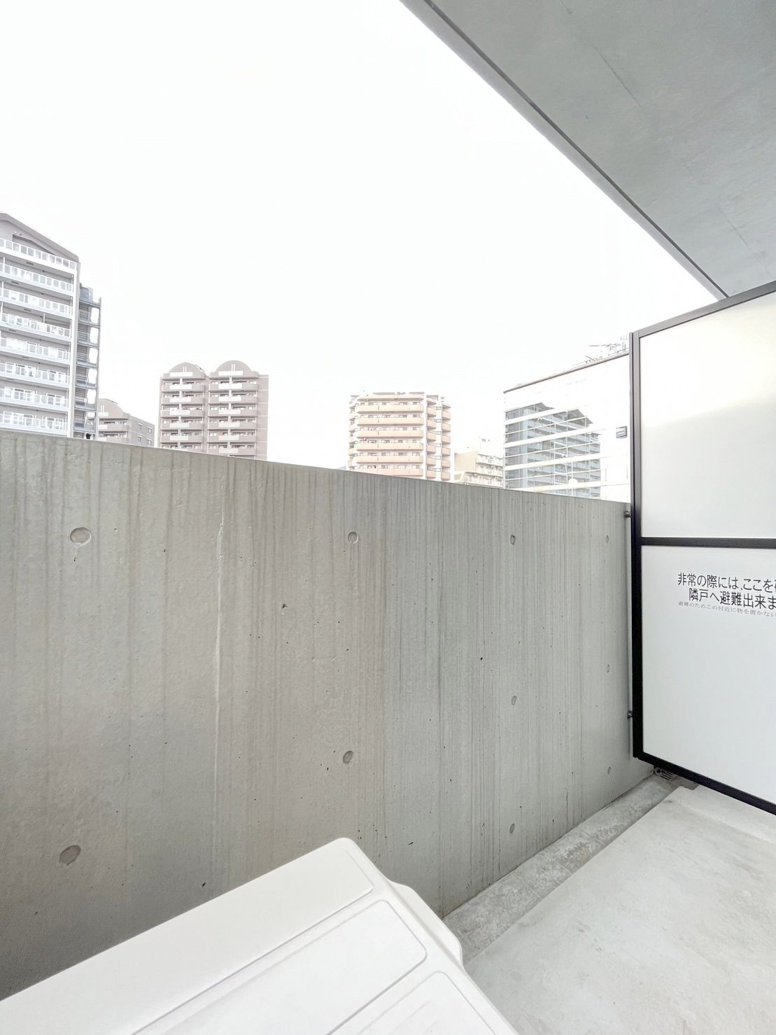 「防音マンション」ハーモニーグラシア大山のバルコニー|バルコニー付きです