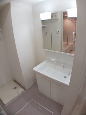 【独立洗面台】 | メゾンプレステージＧＴＯ玉名Ⅲ | 忙しい朝には欠かせない洗面所です