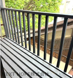 【バルコニー】 | 【オーナーチェンジ・家賃収入】伊丹市高台１丁目中古テラスハウス | バルコニーです♪補修済みです！※現況：賃貸中です！