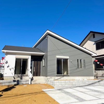 【外観】 | 印西市木下東1期1号棟 | 完成　即日のご見学も可能です。お気軽に0476-37-3888までお問合せ下さい。